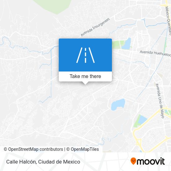Calle Halcón map