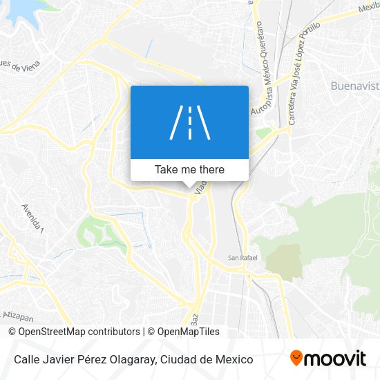 Mapa de Calle Javier Pérez Olagaray