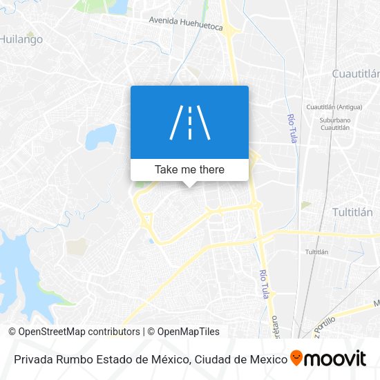Mapa de Privada Rumbo Estado de México