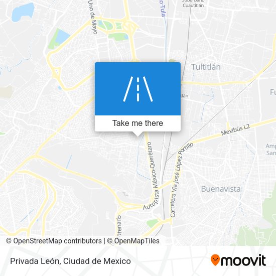 Privada León map