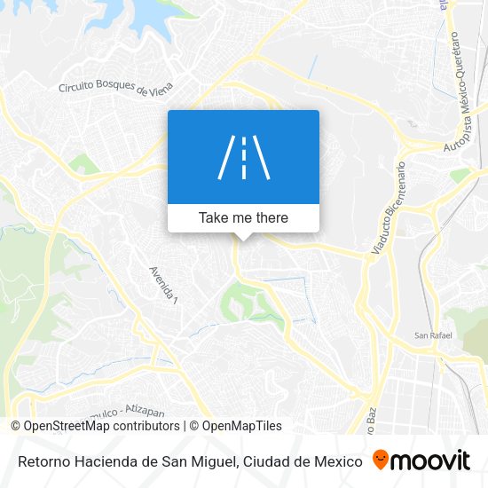 Mapa de Retorno Hacienda de San Miguel
