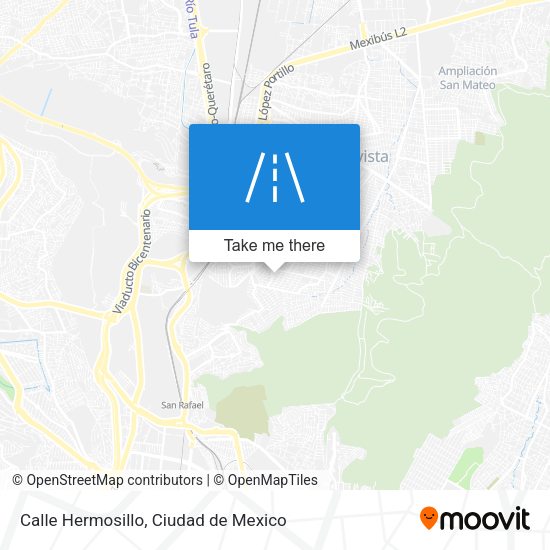 Mapa de Calle Hermosillo