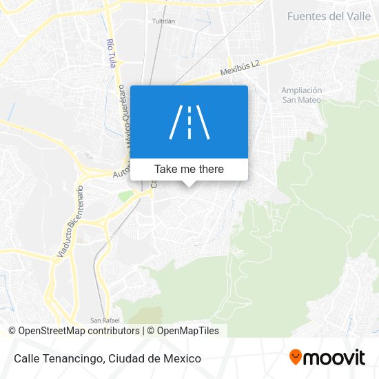 Calle Tenancingo map