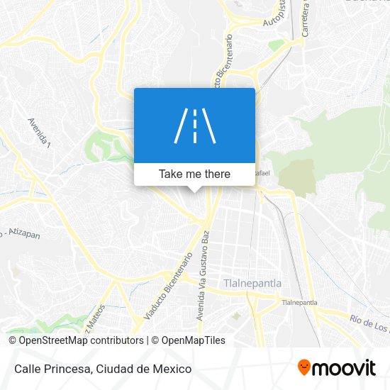 Calle Princesa map