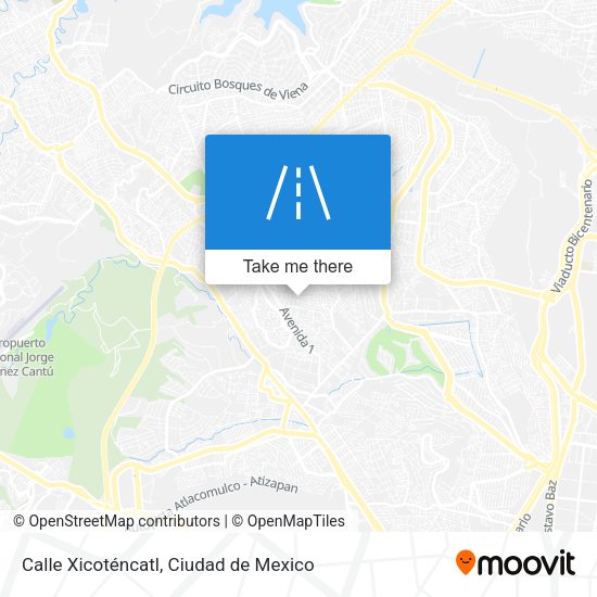 Mapa de Calle Xicoténcatl