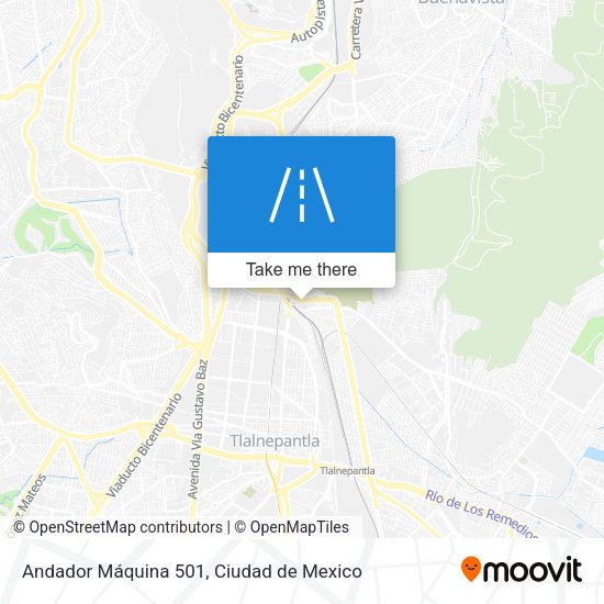 Mapa de Andador Máquina 501