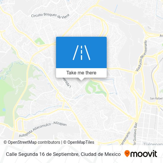 Calle Segunda 16 de Septiembre map
