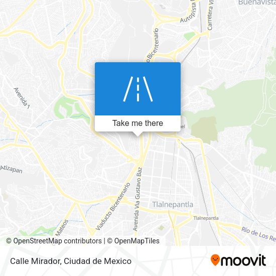 Mapa de Calle Mirador