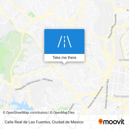 Calle Real de Las Fuentes map