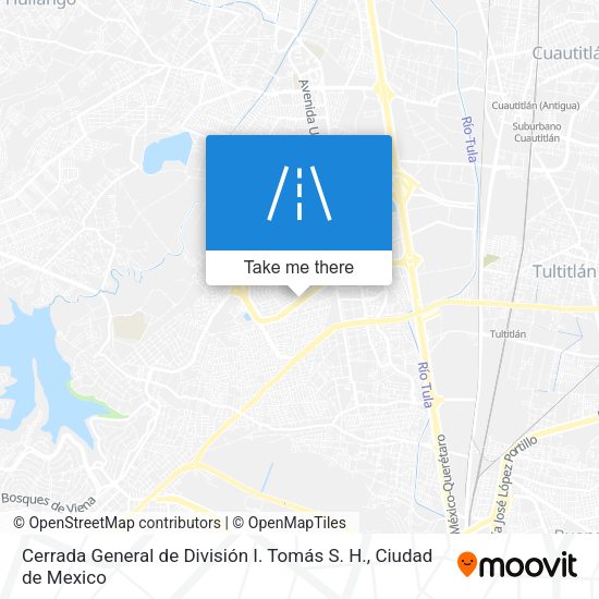 Cerrada General de División I. Tomás S. H. map