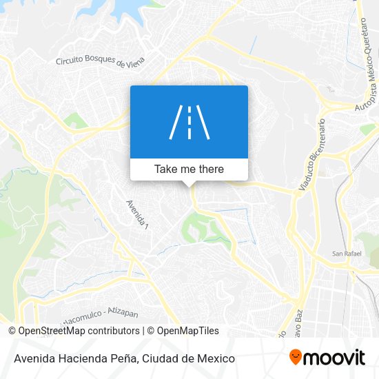 Avenida Hacienda Peña map