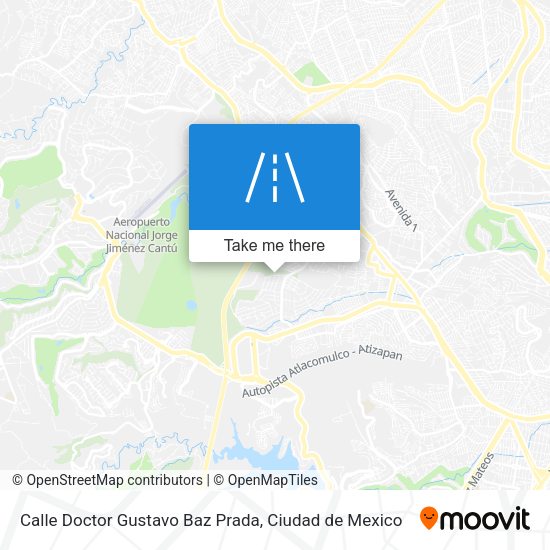 Calle Doctor Gustavo Baz Prada map