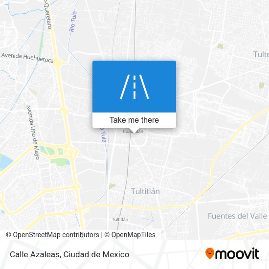 Calle Azaleas map