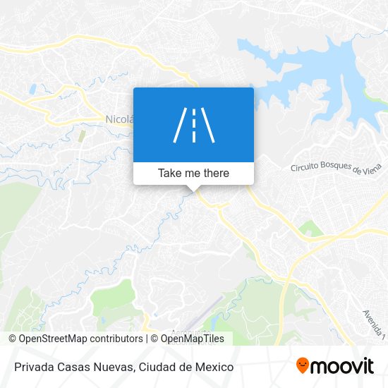 Privada Casas Nuevas map