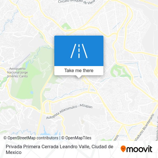 Mapa de Privada Primera Cerrada Leandro Valle