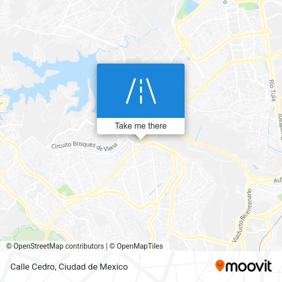 Mapa de Calle Cedro