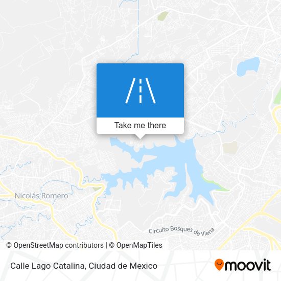 Mapa de Calle Lago Catalina
