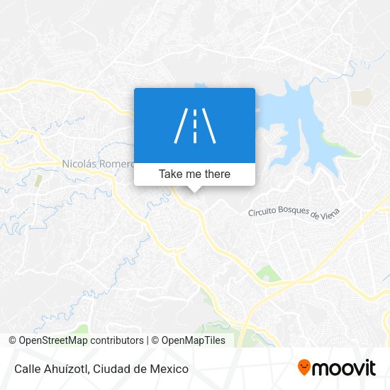 Mapa de Calle Ahuízotl