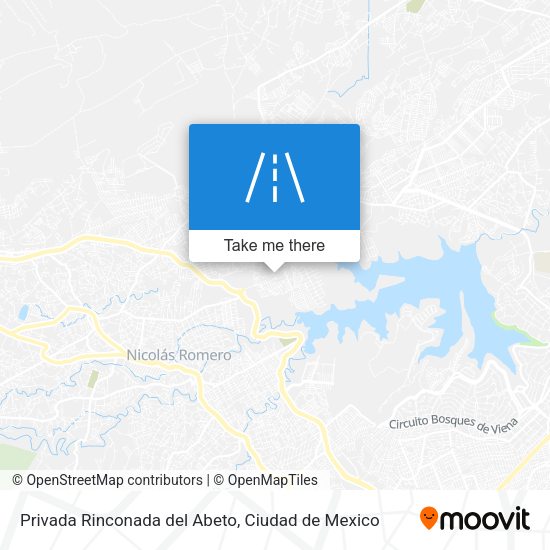Mapa de Privada Rinconada del Abeto
