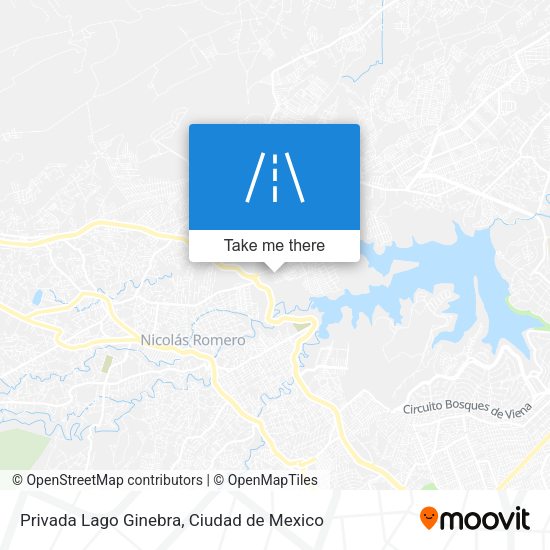 Privada Lago Ginebra map