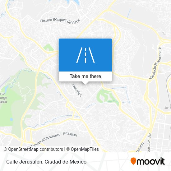 Calle Jerusalén map