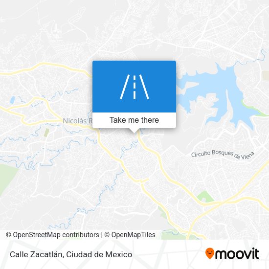 Calle Zacatlán map