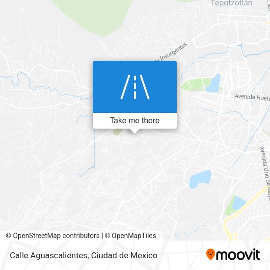 Mapa de Calle Aguascalientes