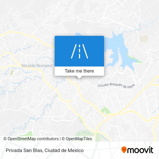 Mapa de Privada San Blas