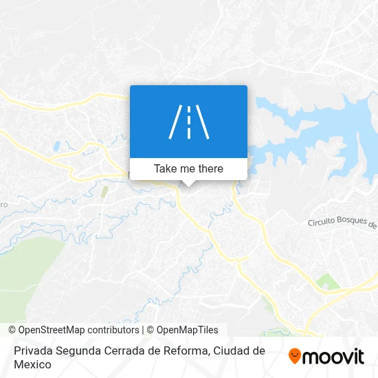 Privada Segunda Cerrada de Reforma map