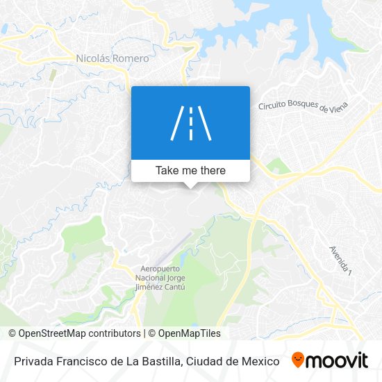 Mapa de Privada Francisco de La Bastilla
