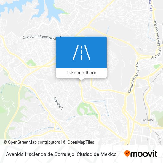 Mapa de Avenida Hacienda de Corralejo