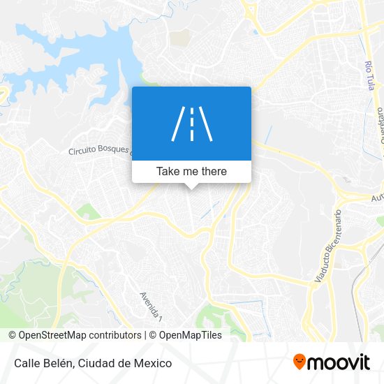 Calle Belén map