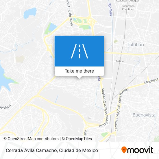 Cerrada Ávila Camacho map