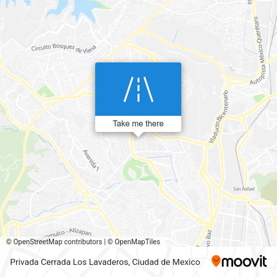 Mapa de Privada Cerrada Los Lavaderos