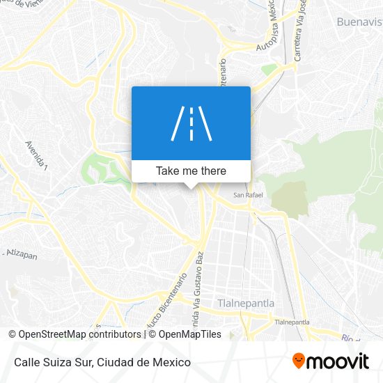 Calle Suiza Sur map