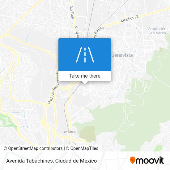 Avenida Tabachines map