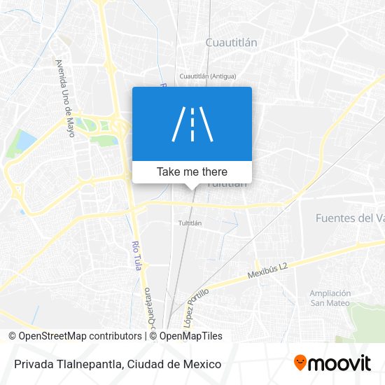 Mapa de Privada Tlalnepantla