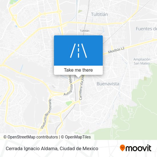 Cerrada Ignacio Aldama map