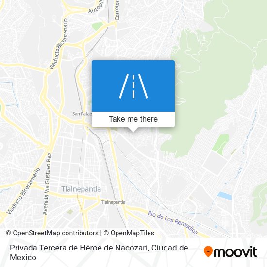 Privada Tercera de Héroe de Nacozari map