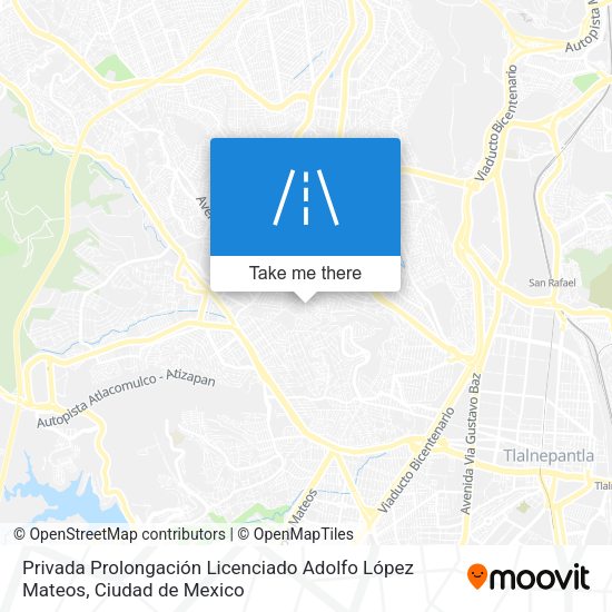 Mapa de Privada Prolongación Licenciado Adolfo López Mateos
