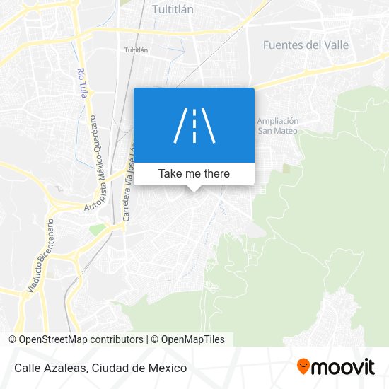 Calle Azaleas map