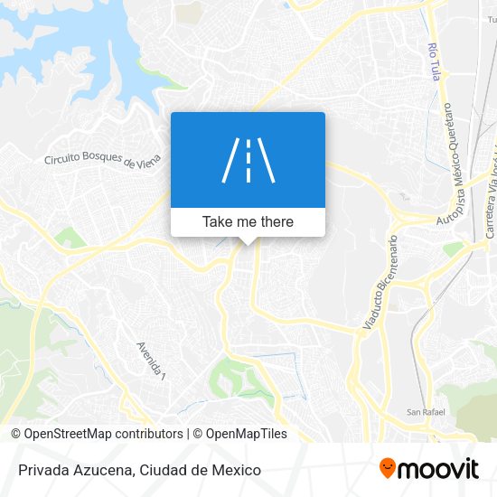 Privada Azucena map