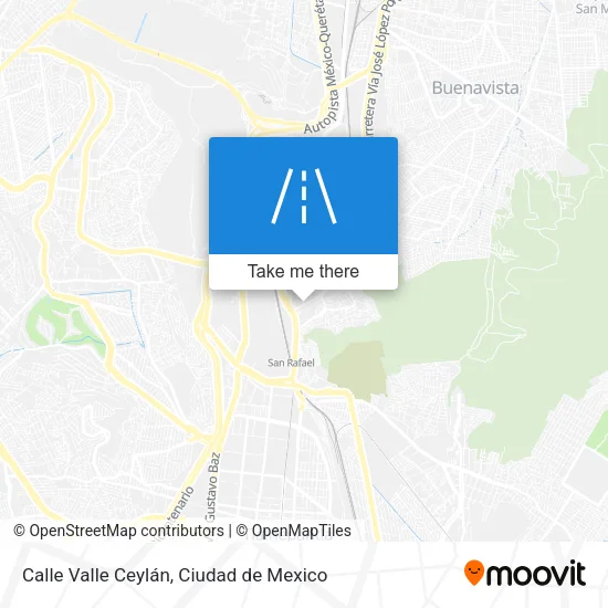 Calle Valle Ceylán map
