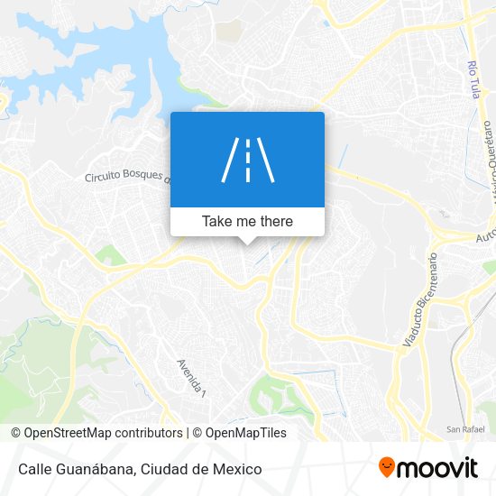 Calle Guanábana map