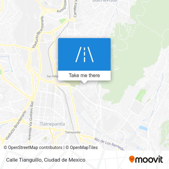 Calle Tianguillo map
