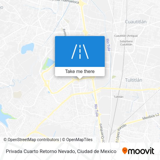 Privada Cuarto Retorno Nevado map