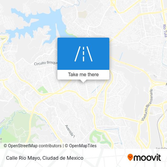 Calle Río Mayo map