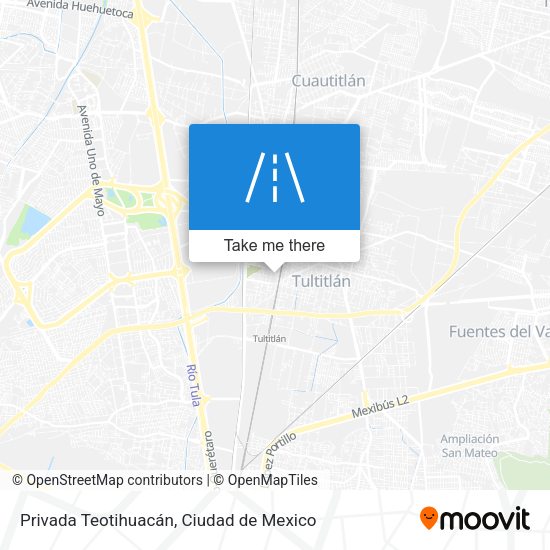 Mapa de Privada Teotihuacán
