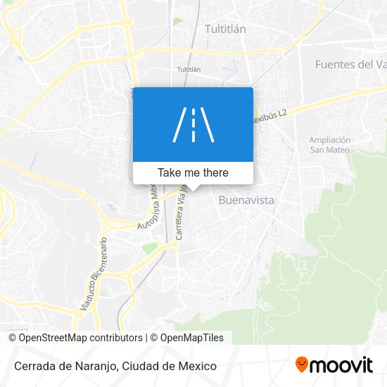 Cerrada de Naranjo map