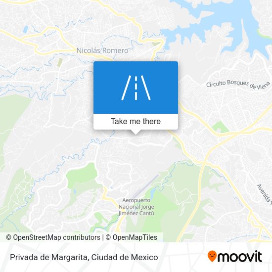 Privada de Margarita map